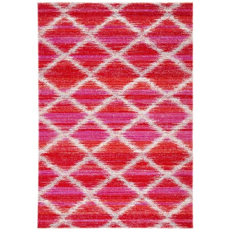 Safavieh 8 x 10 ft. Montage 200 Power Loomed Rectangle Area Rug Fuchsia & Ivory MTG261R-8
